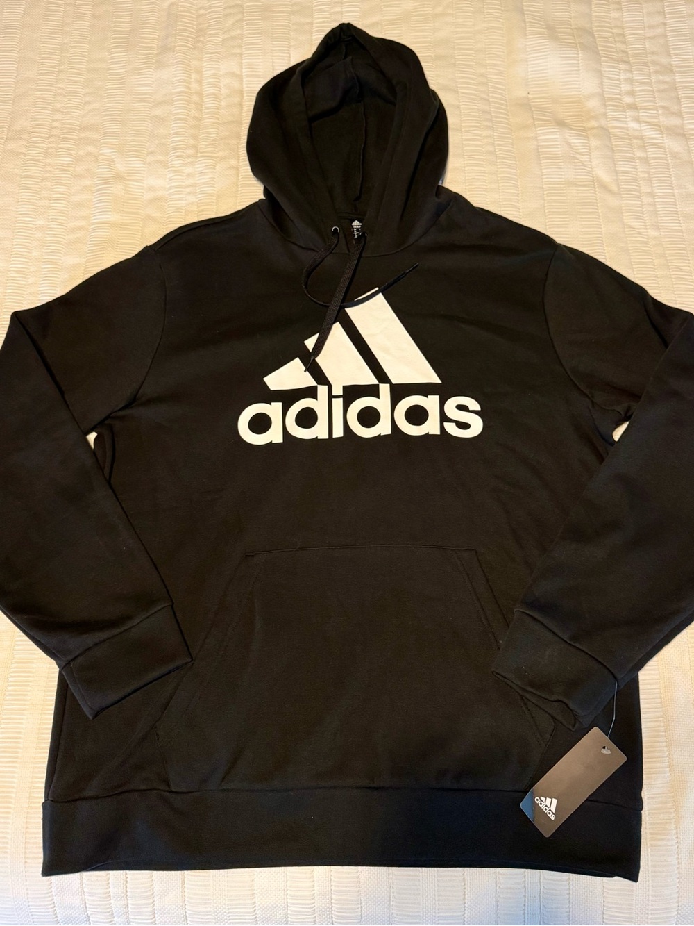 NWT Adidas Golf Black Fleece Hoodie Sweatshirt ADVR0801 Men's Size XL